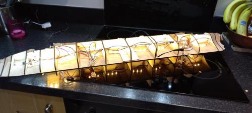 Occre Titanic model construction stages