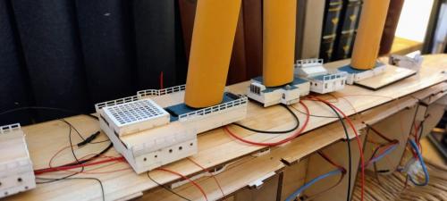 Occre Titanic model construction stages