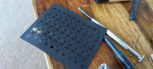 Occre Titanic model construction stages