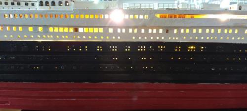 Occre Titanic model construction stages