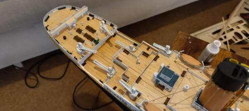 Occre Titanic model construction stages